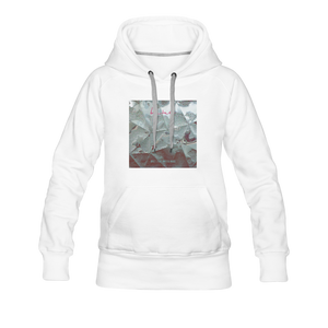 'Dime' smaller fit Hoodie - white