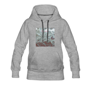 'Dime' smaller fit Hoodie - heather gray
