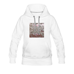 'Dime Anthex Remix' smaller fit Hoodie - white
