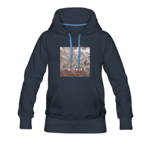 'Dime Anthex Remix' smaller fit Hoodie - navy