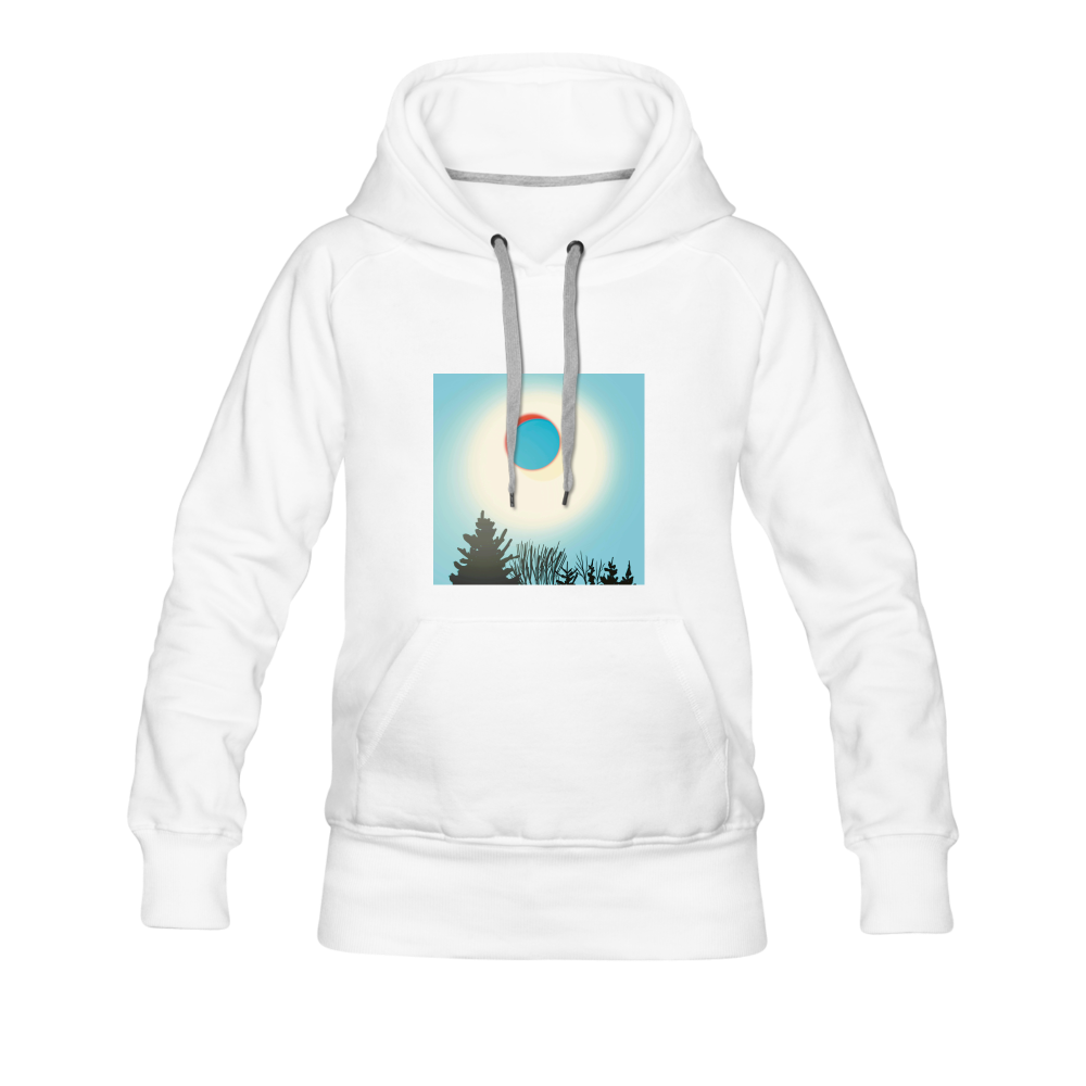 'Magia Selvatica' smaller fit Hoodie - white