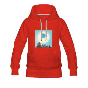'Magia Selvatica' smaller fit Hoodie - red