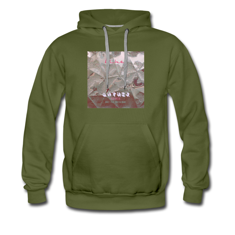 'Dime Anthex Remix' Hoodie - olive green